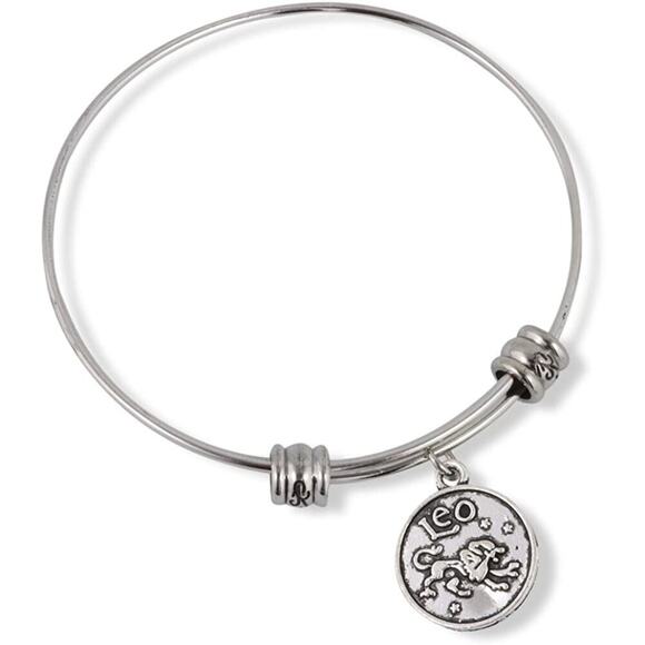 Leo Horoscope Astrology Fancy Bangle - Picture 1 of 5